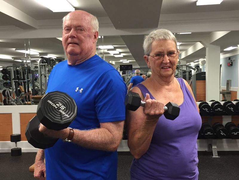 For Jim Bradley, 72, and Marlene Rutherford, 78, age is no excuse for getting in shape and living a healthy lifestyle. BY MELANIE MURRAY
